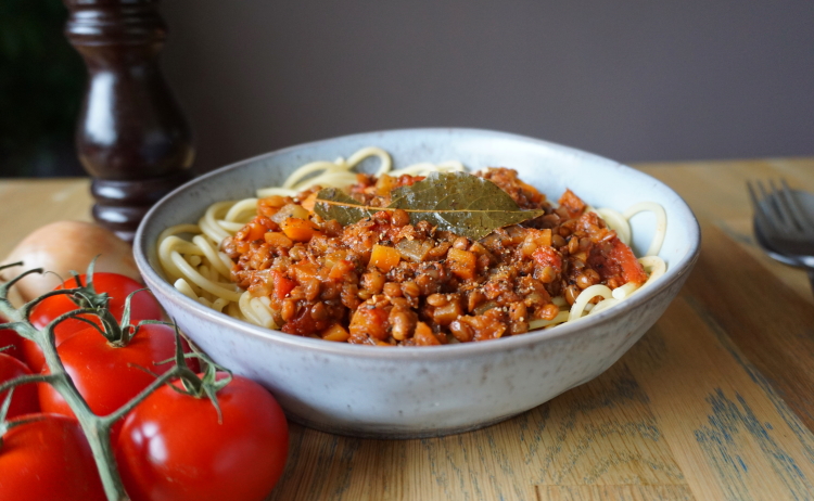 Linzen bolognaise vegan