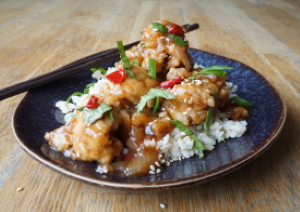 Tofu met sticky Thaise saus