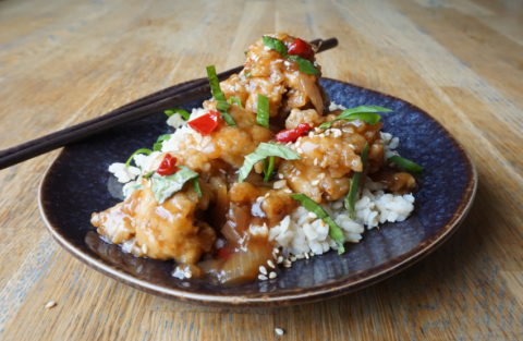 Tofu sticky saus (vegan)