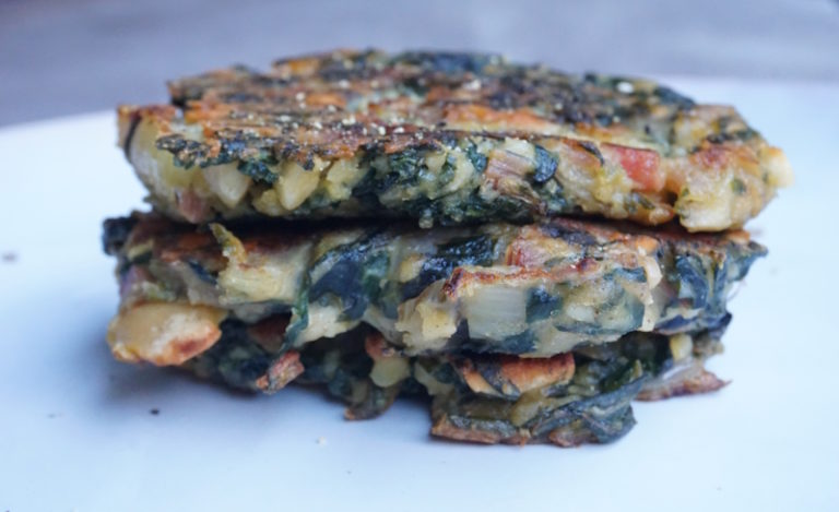 Vegan snijbiet koekjes met cashewnoten