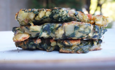 Vegan snijbiet koekjes met cashewnoten