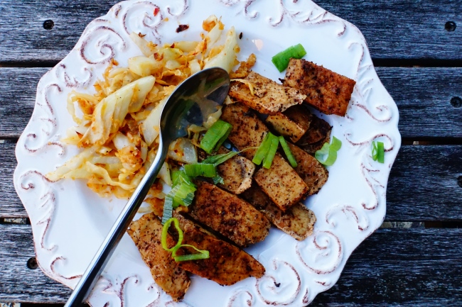 recept voor krokante tofu stukjes